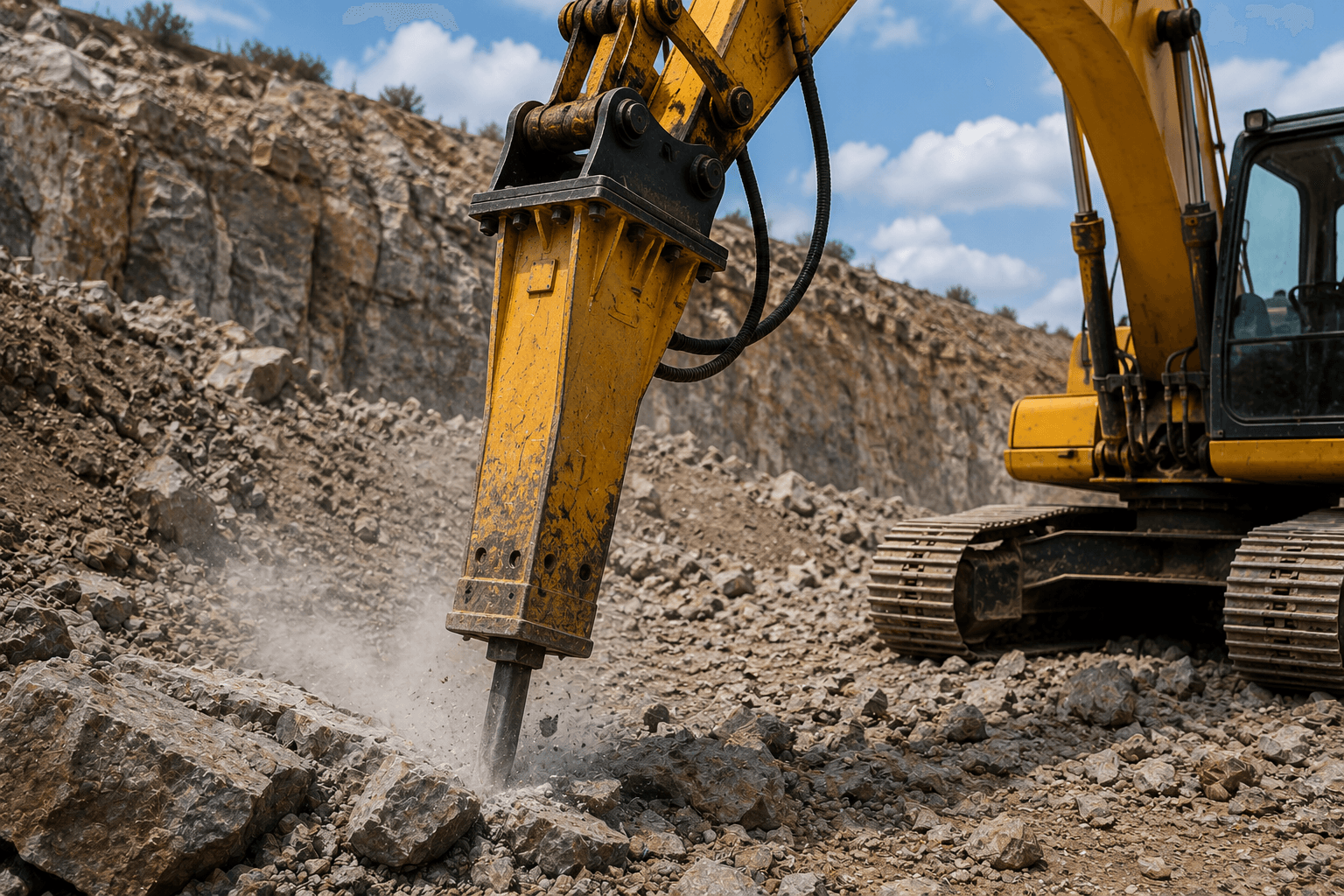 HYDRAULIC ROCK BREAKERS