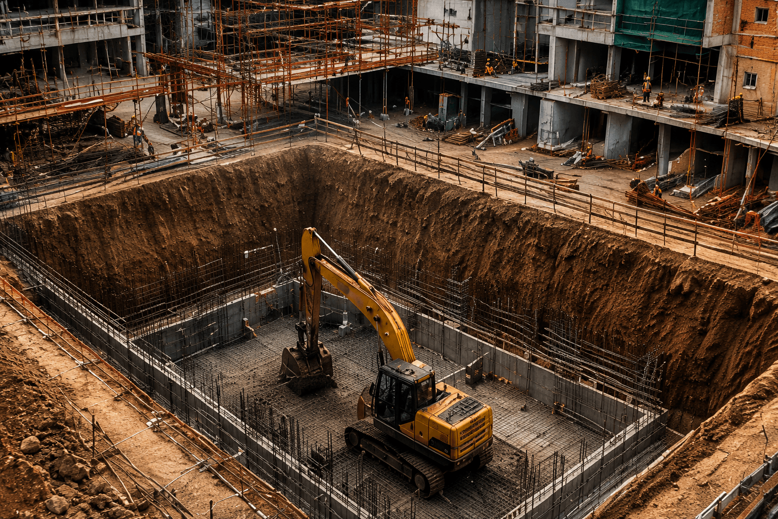 Deep Basement Excavation
